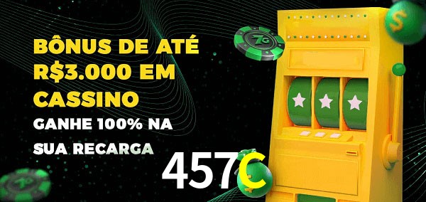 457C melhor bônus de depósito